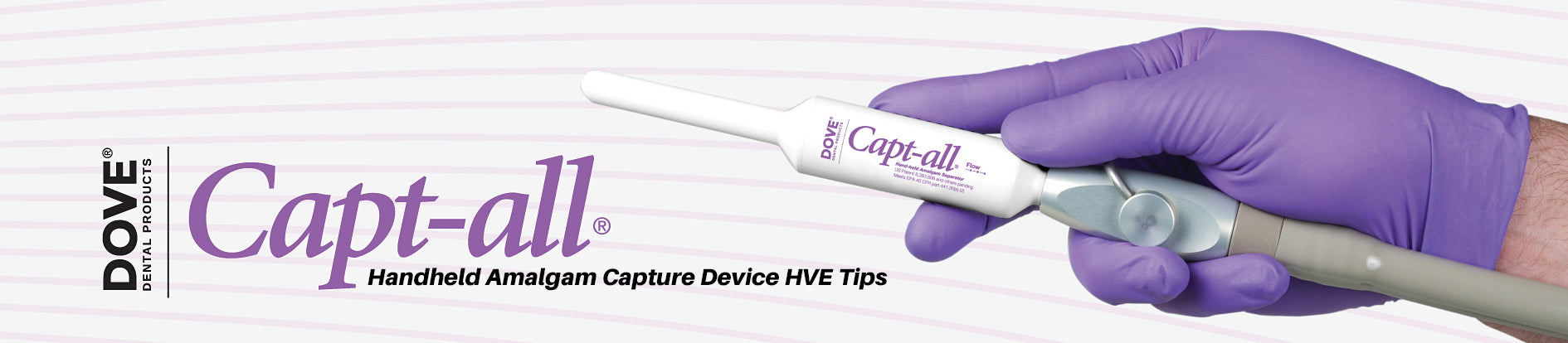 Cap-tall Amalgam Capture Device